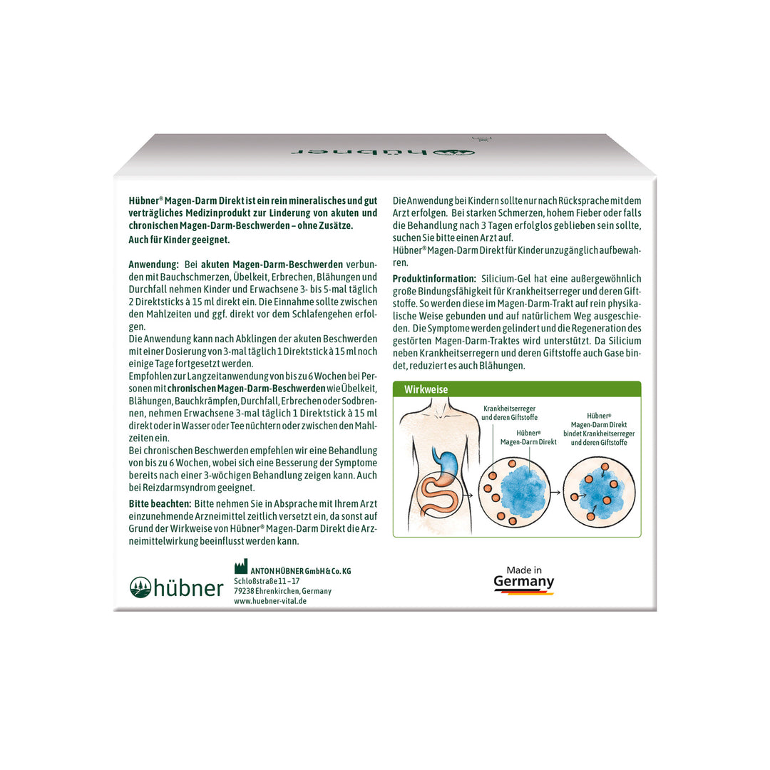 Hübner Magen-Darm Direkt (30 Sticks á 15 ml)