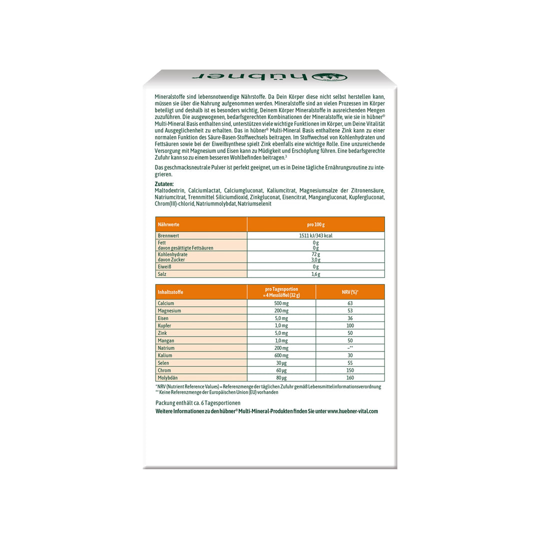 Hübner Multi-Mineral Basis (200 g)