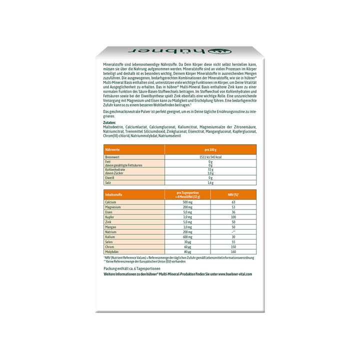 Hübner Multi-Mineral Basis (200 g)
