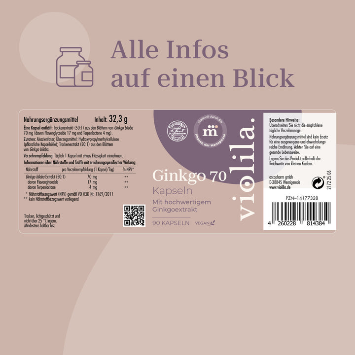 violila Ginkgo Kapseln