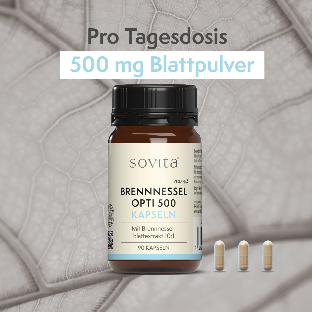 sovita Brennnessel Opti 500 Kapseln