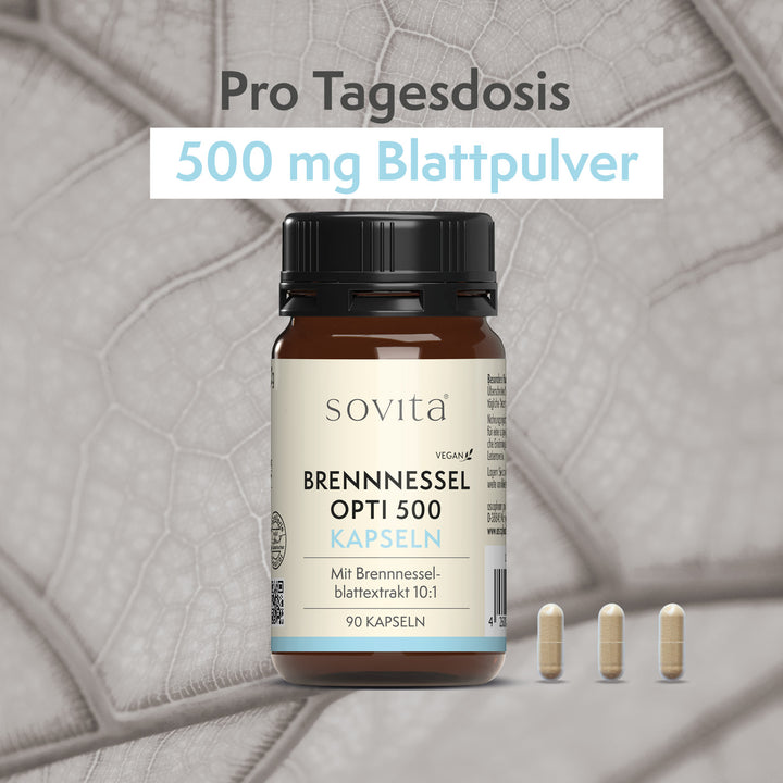 sovita Brennnessel Opti 500 Kapseln