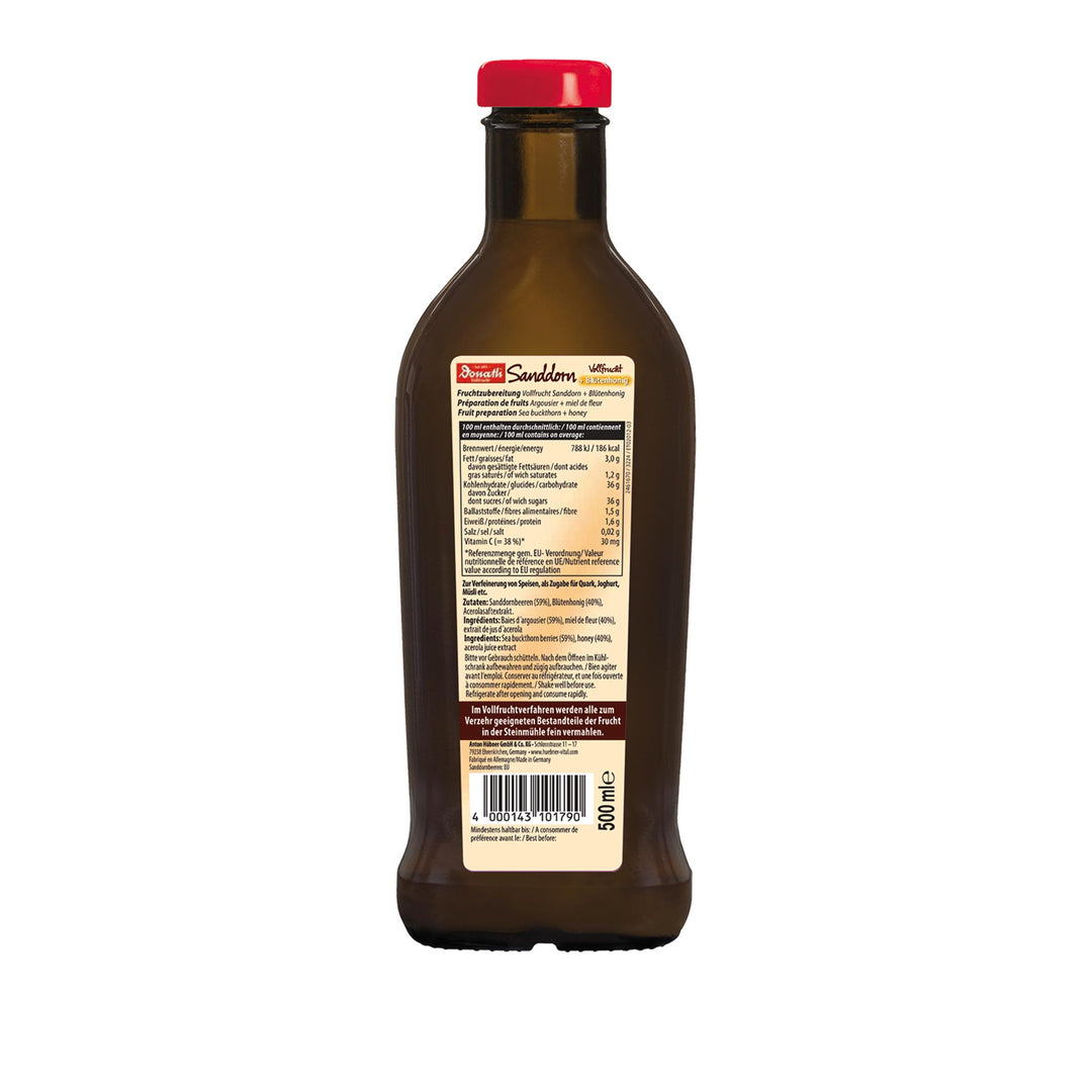 Donath Vollfrucht Sanddorn+Blütenhonig (500 ml)