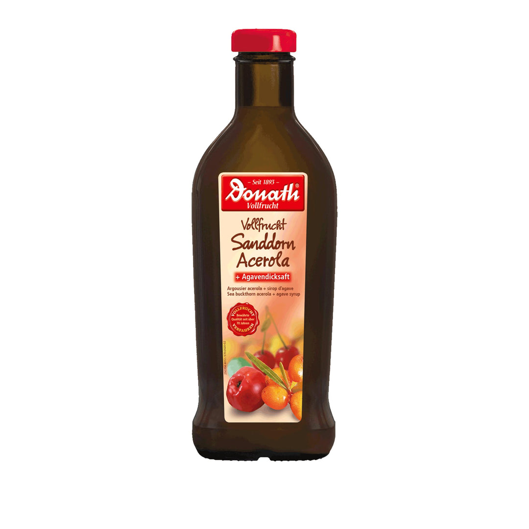 DONATH Vollfrucht Sanddorn Acerola+Agavendicksaft 500 ml