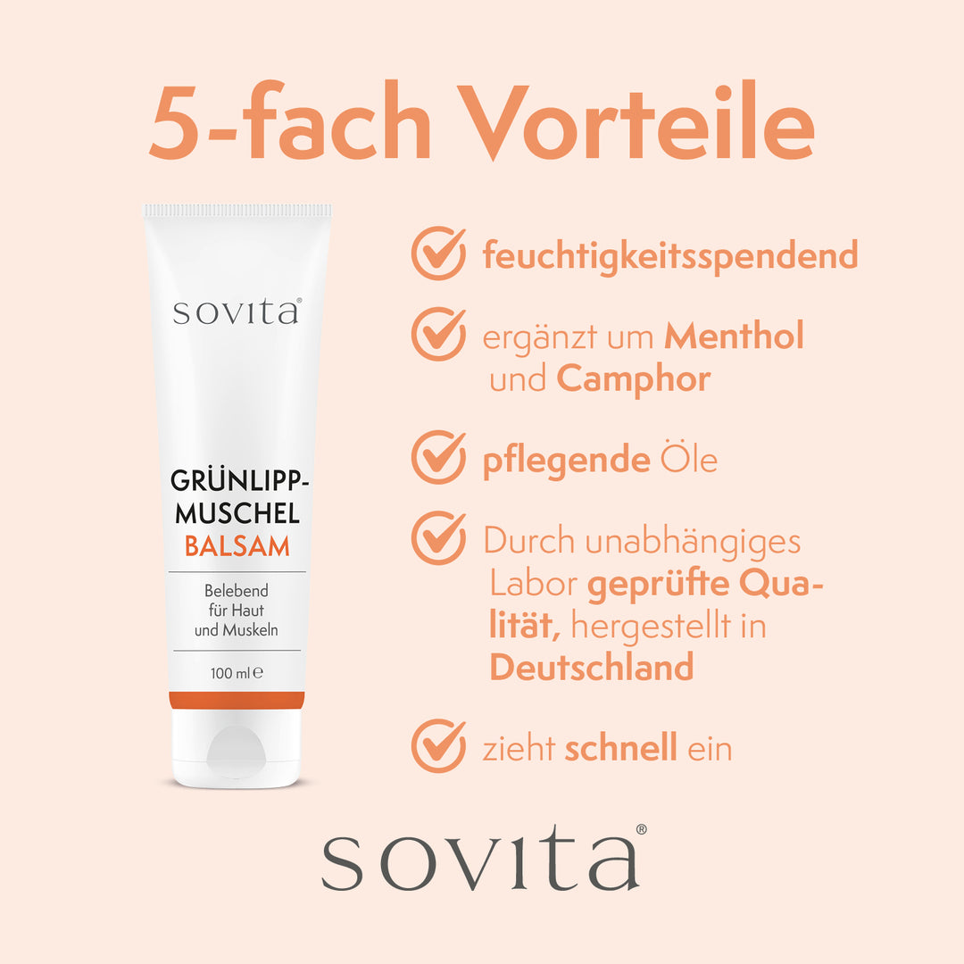 sovita Grünlippmuschel Balsam 100ml