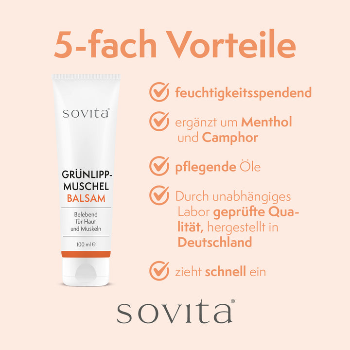 sovita Grünlippmuschel Balsam 100ml