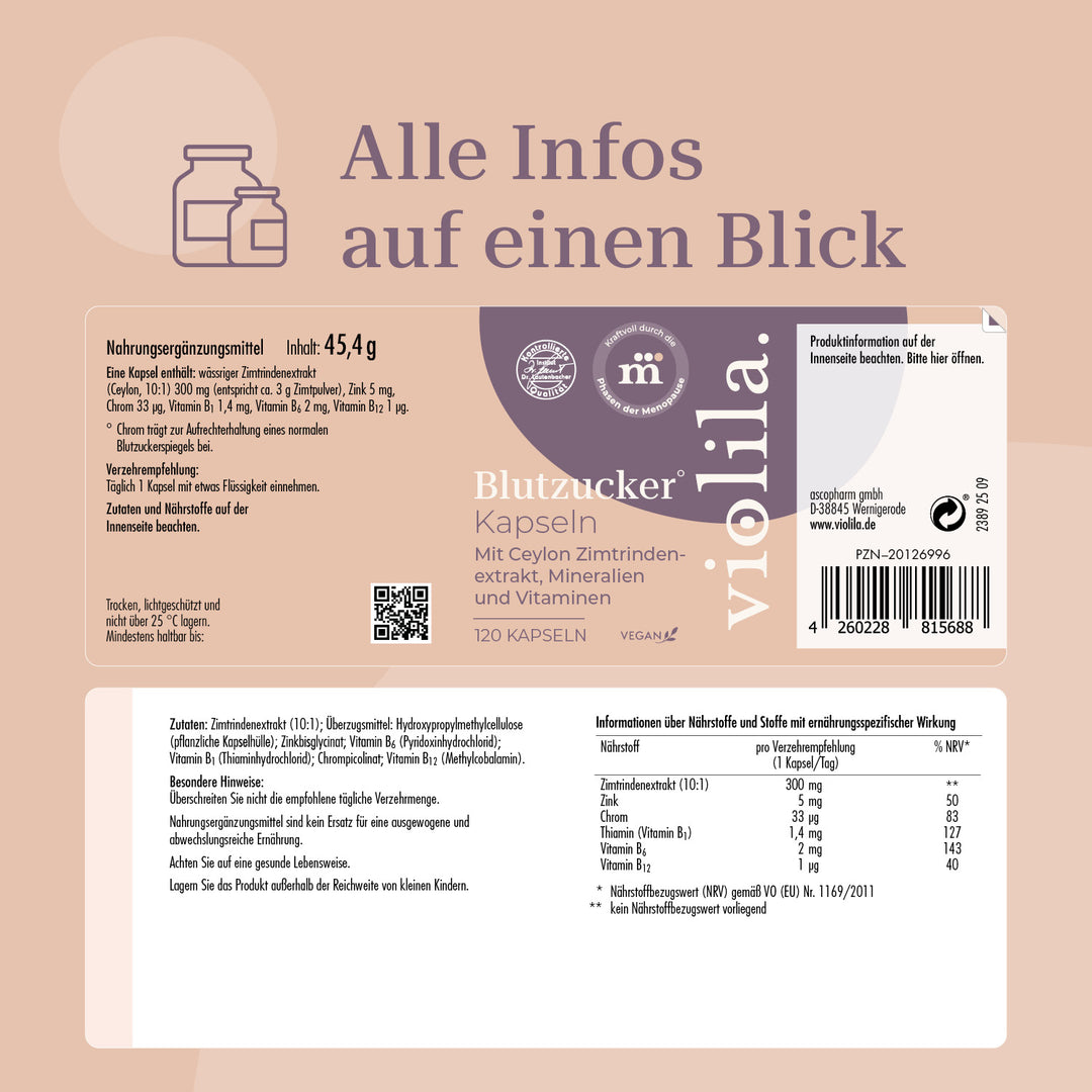 violila Blutzucker Kapseln
