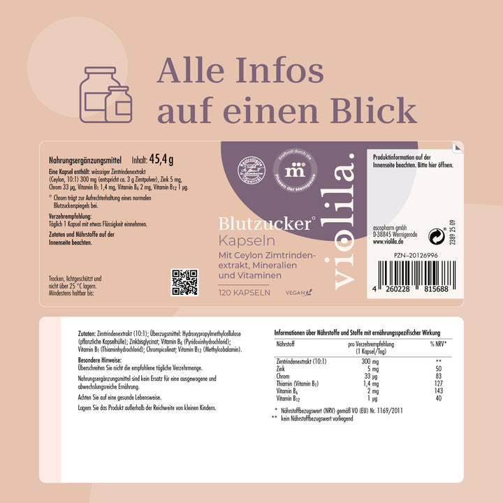 violila Blutzucker Kapseln