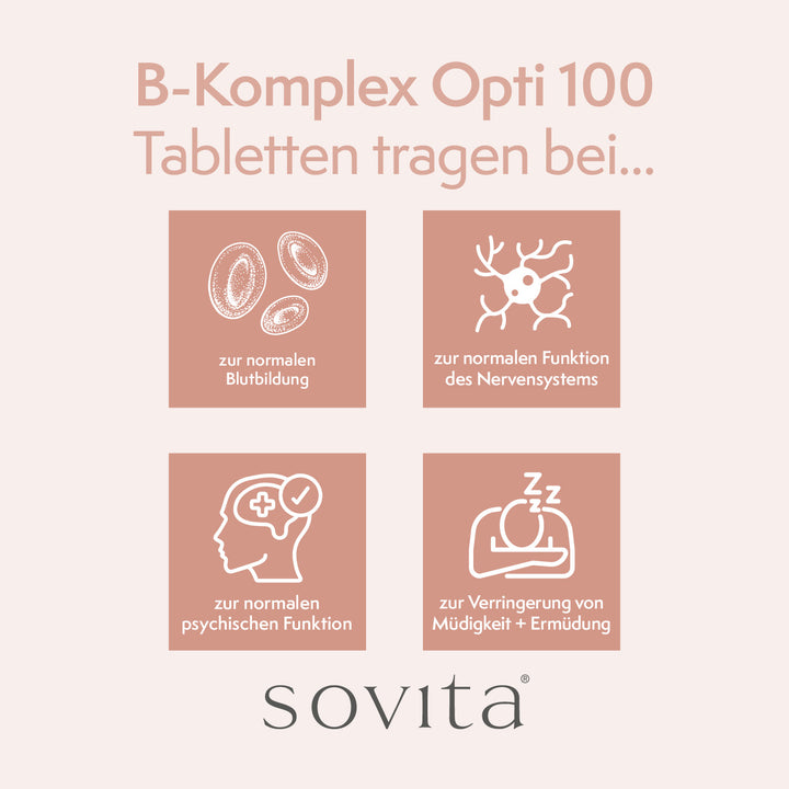 sovita Vitamin B-Komplex Opti 100 Tabletten
