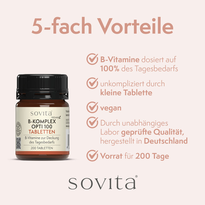 sovita Vitamin B-Komplex Opti 100 Tabletten