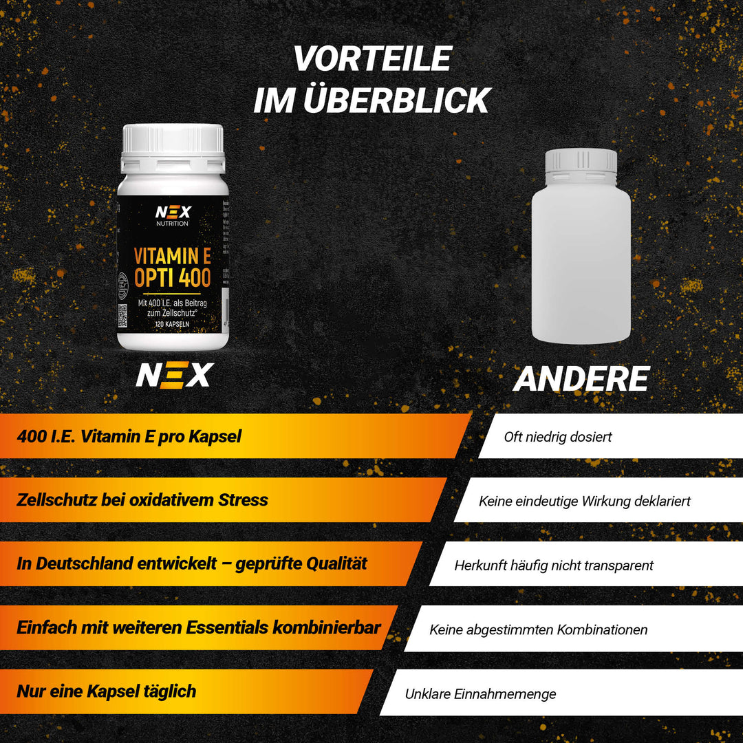 NEX Vitamin E Opti 400 Kapseln