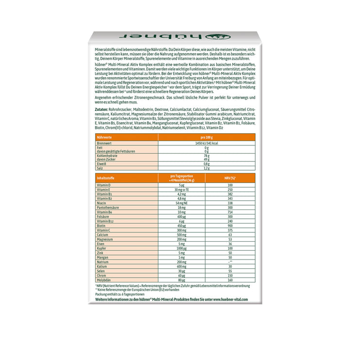 hübner Multi-Mineral Aktiv-Komplex (250 g)