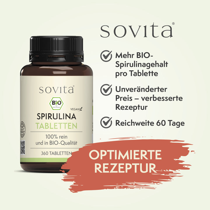 sovita BIO Spirulina 500mg Tabletten