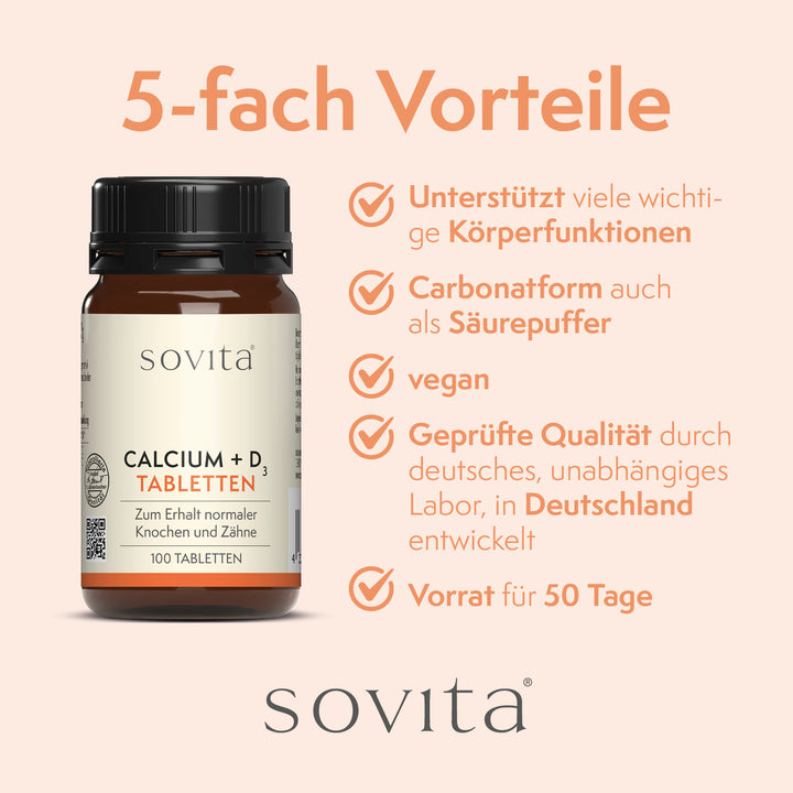 sovita Calcium + D3 Tabletten