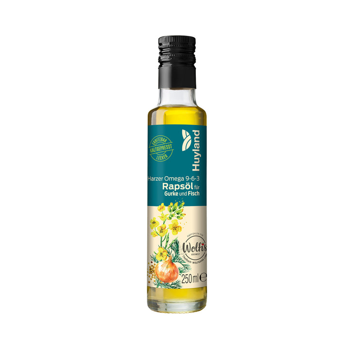 Huyland Harzer Rapsöl für Gurke und Fisch (250 ml)