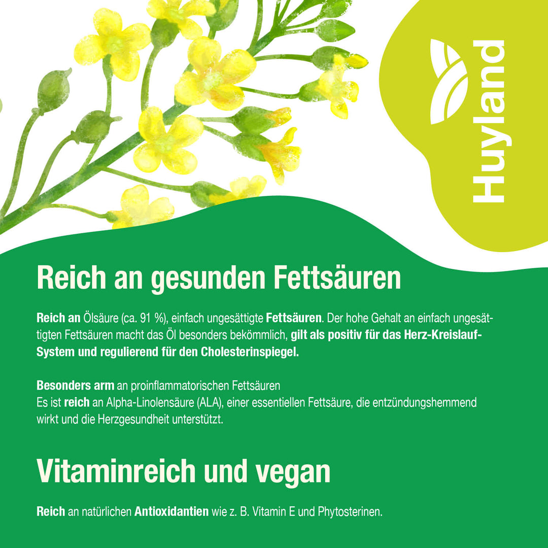 Huyland Harzer Bio Leindotteröl (250 ml)