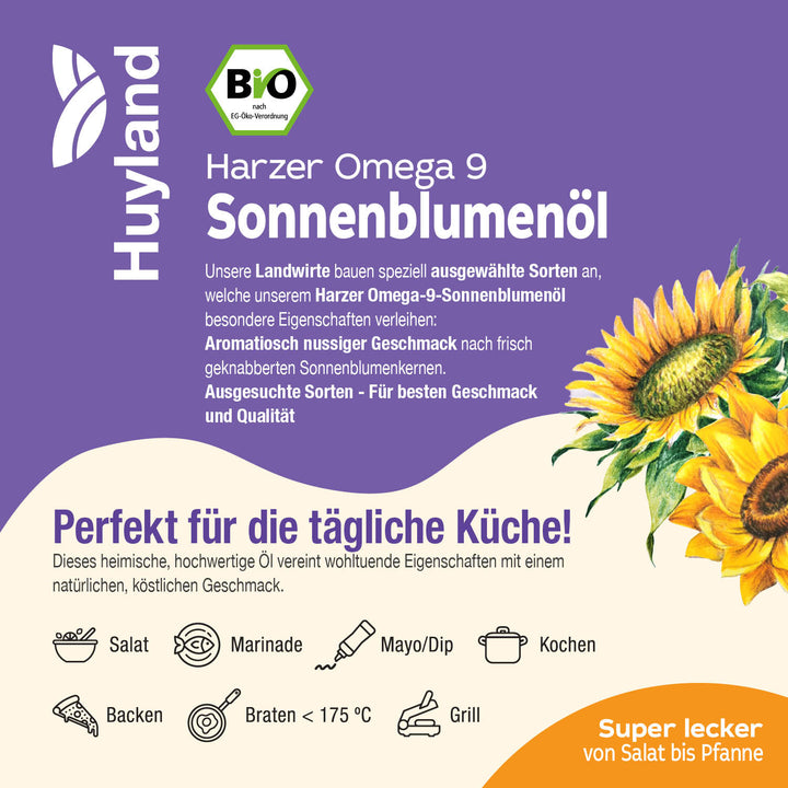 Huyland Harzer Bio Sonnenblumenöl