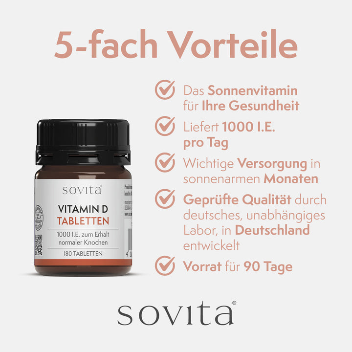 sovita Vitamin D Tabletten