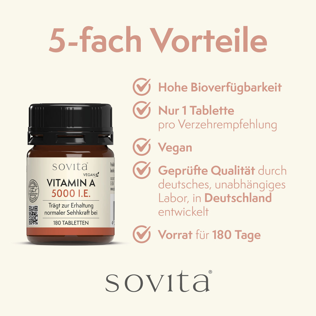 sovita Vitamin A 5000IE Tabletten