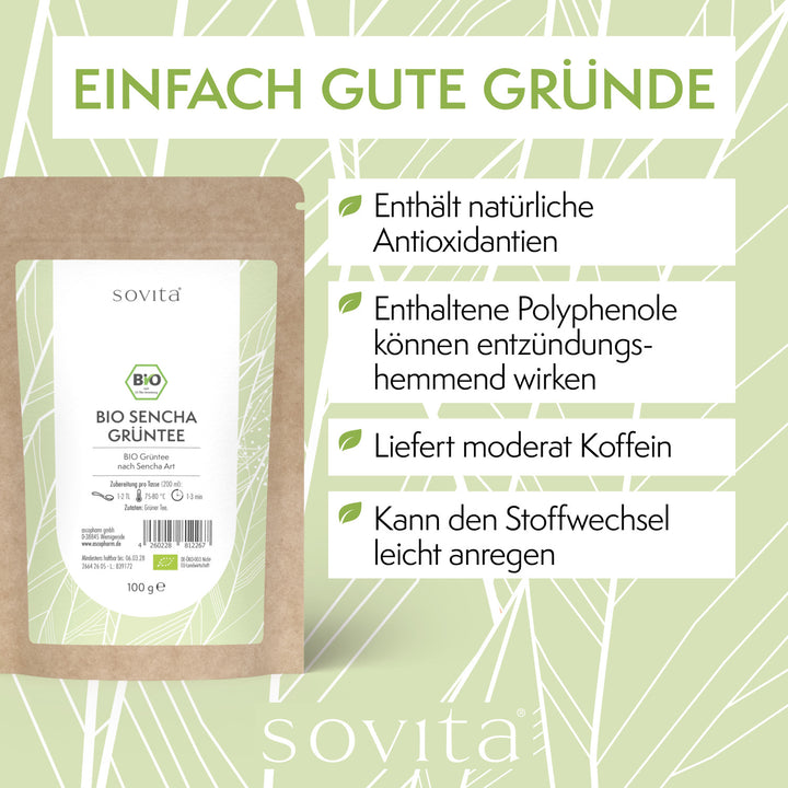 sovita Bio Sencha Grüntee