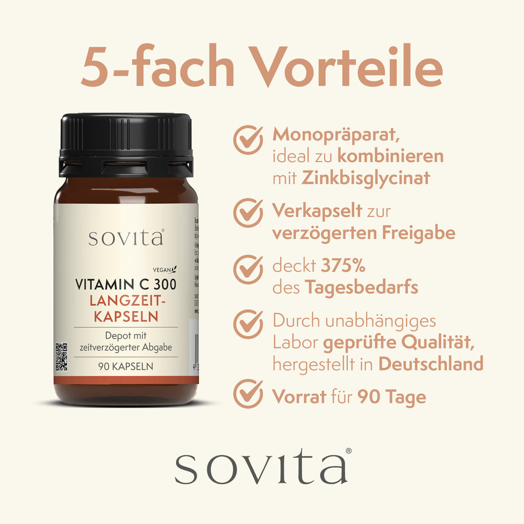 sovita Vitamin C 300 Langzeit-Kapseln