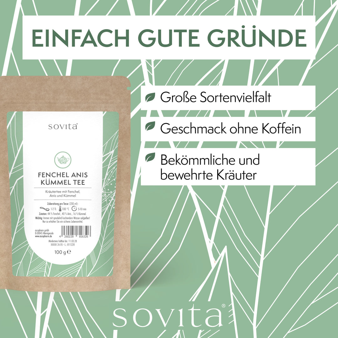 sovita Fenchel Anis Kümmel Tee