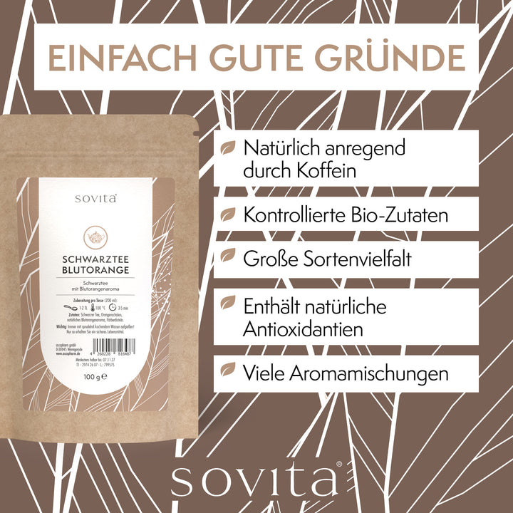sovita Schwarztee Blutorange