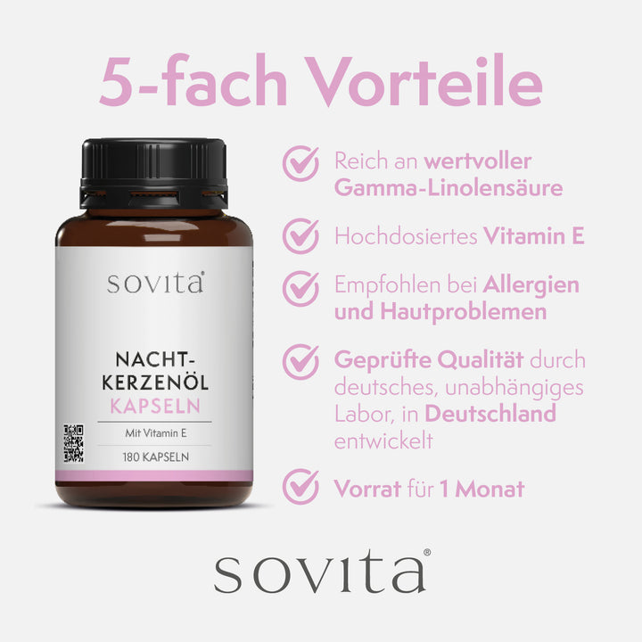 sovita Nachtkerzenöl Kapseln