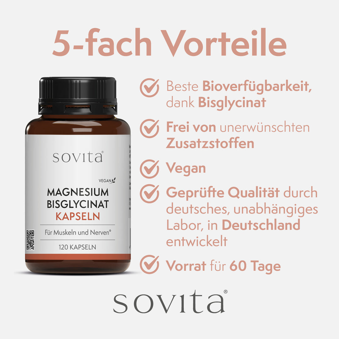 sovita Magnesium Bisglycinat Kapseln