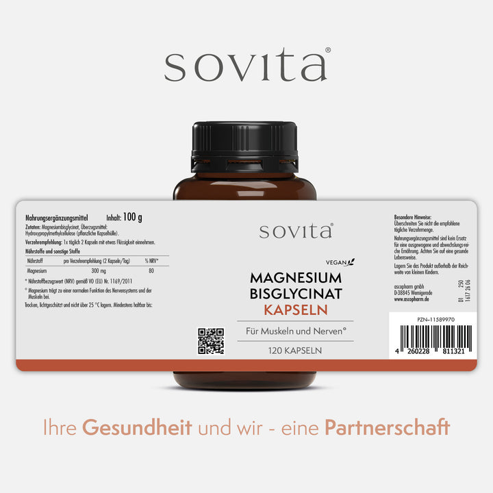 sovita Magnesium Bisglycinat Kapseln