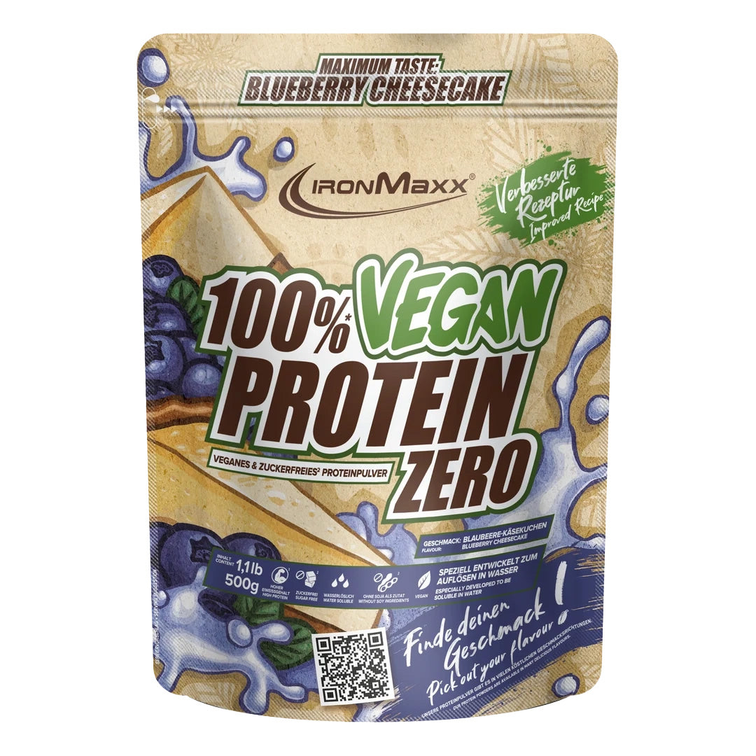 IronMaxx - 100 % Vegan Protein Zero (500 g Beutel)