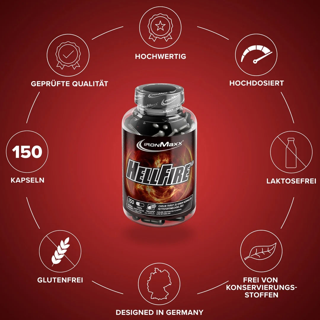 IronMaxx - Hellfire Fatburner (150 Tricaps)