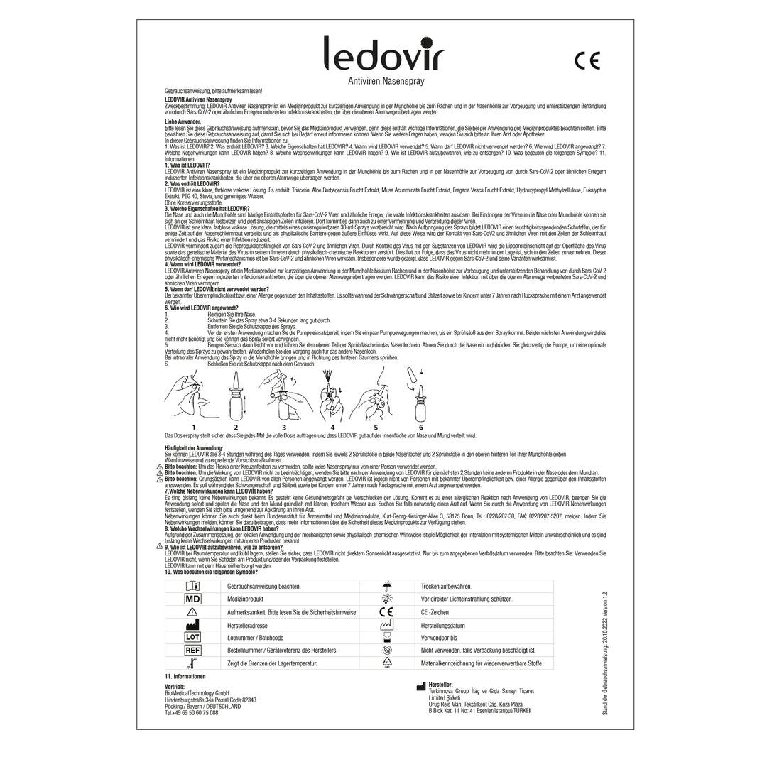 Ledovir Antiviren Nasenspray