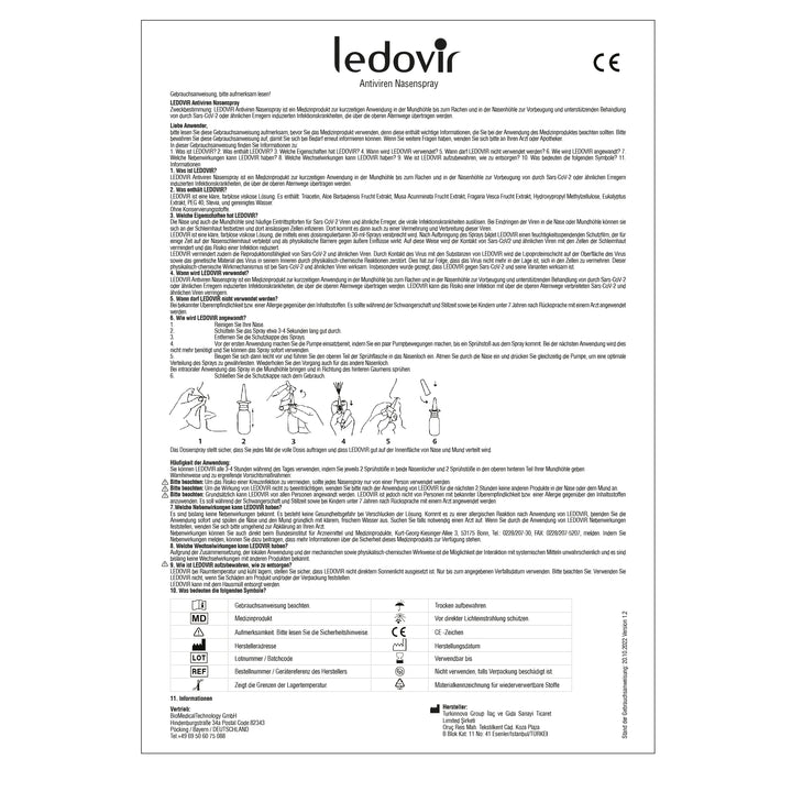 Ledovir Antiviren Nasenspray