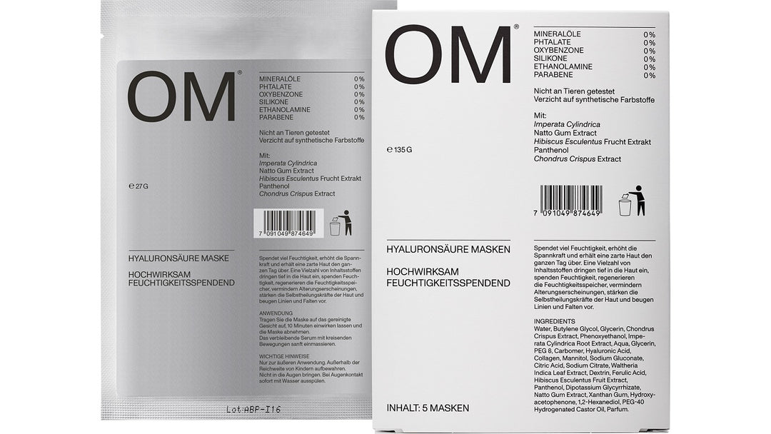 OM Hyaluronsäure Masken Vorteilspackung