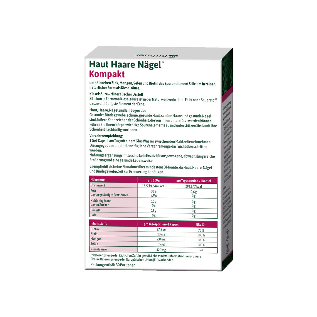 Hübner Haut-Haare-Nägel Kompakt (30 Stk.)