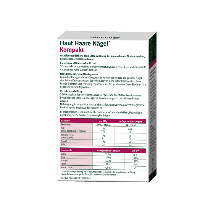 Hübner Haut-Haare-Nägel Kompakt (30 Stk.)