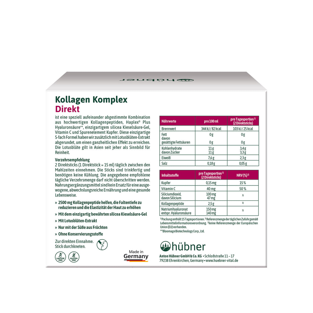 Hübner Kollagen Komplex Direkt (30 Stk.)