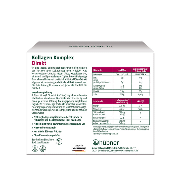 Hübner Kollagen Komplex Direkt (30 Stk.)