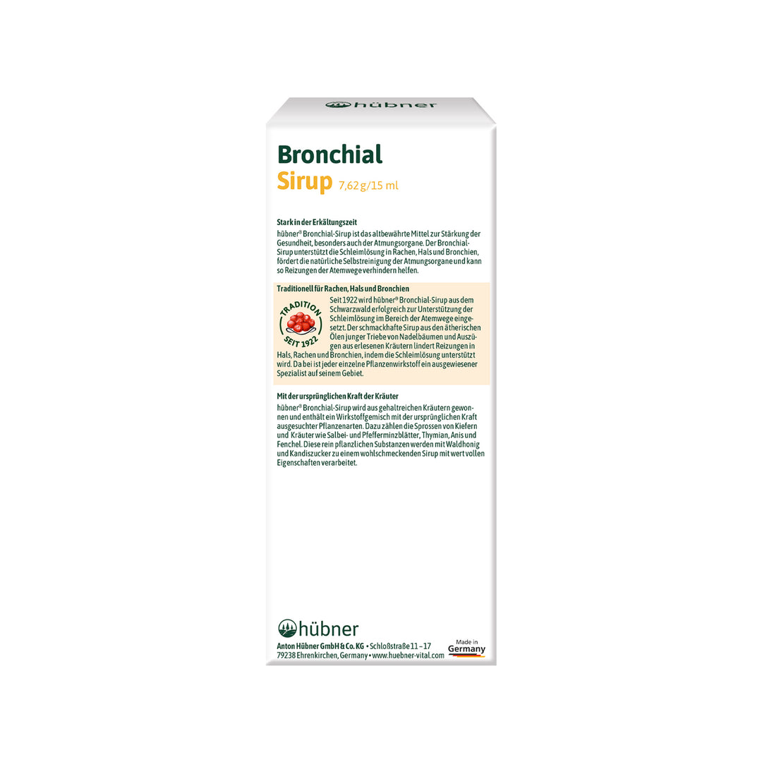 Hübner Bronchial Sirup (500 ml)